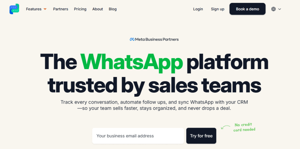 DMLY platform showcasing top WhatsApp messaging automation tools for sales teams.