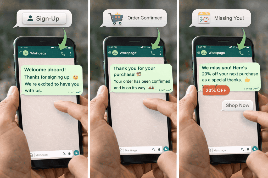 WhatsApp Drip Campaign Examples 