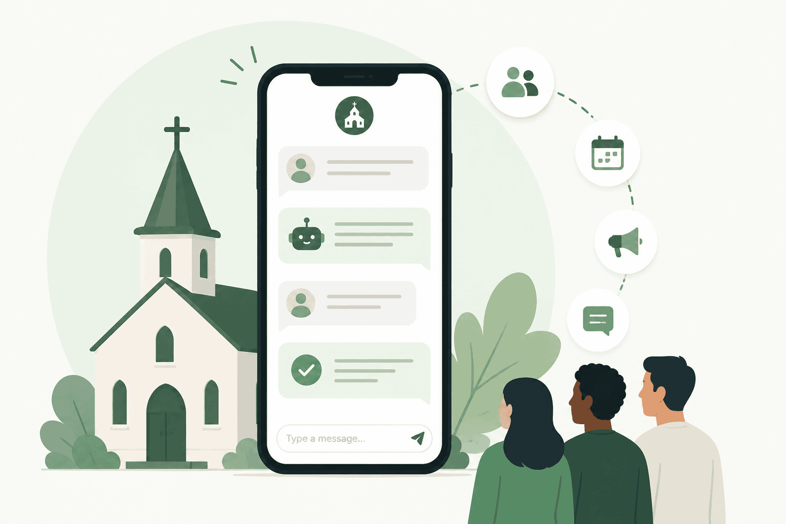 How Churches Can Manage Members and Events with AI Messaging