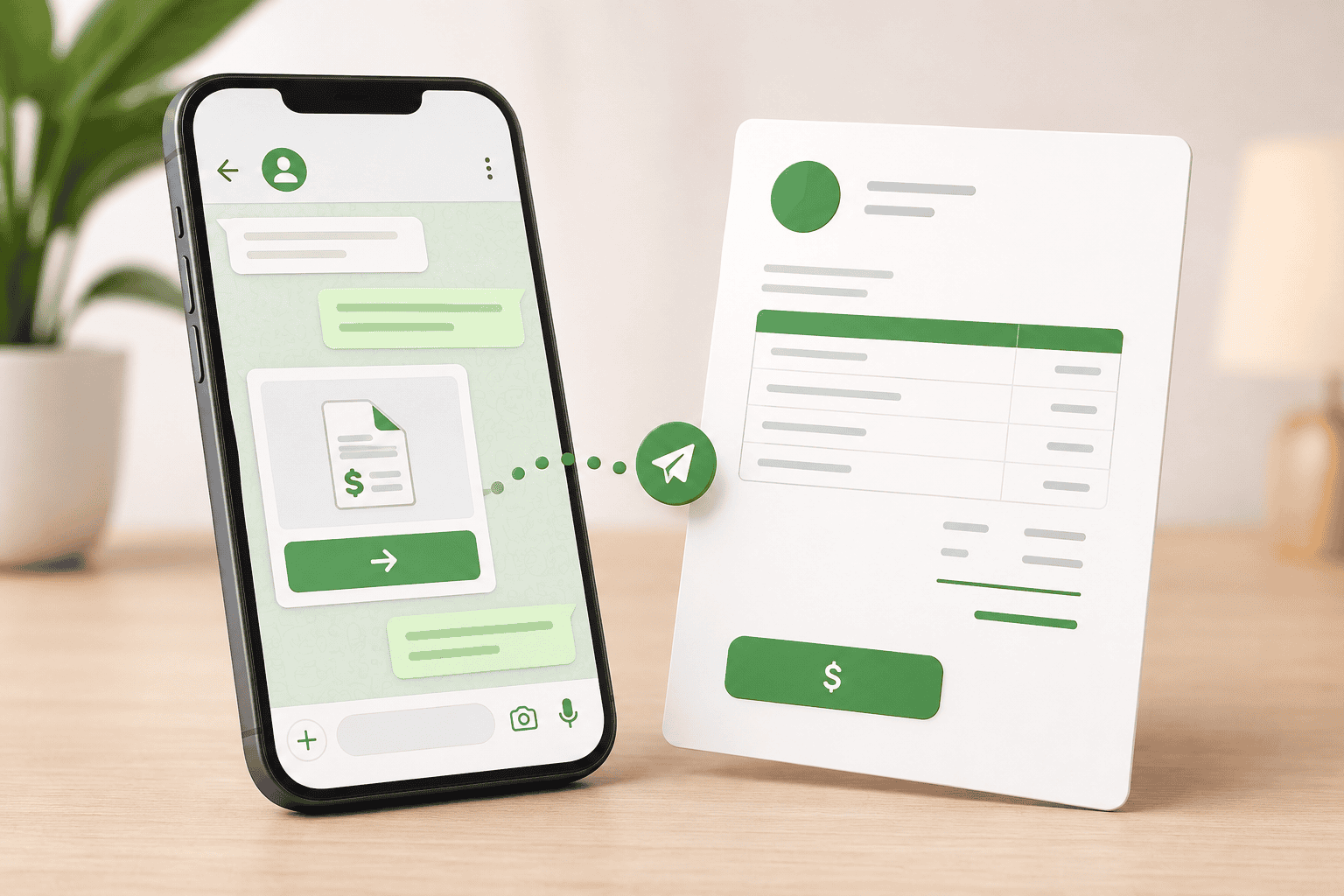 How to Create and Send Professional Invoices From Chat