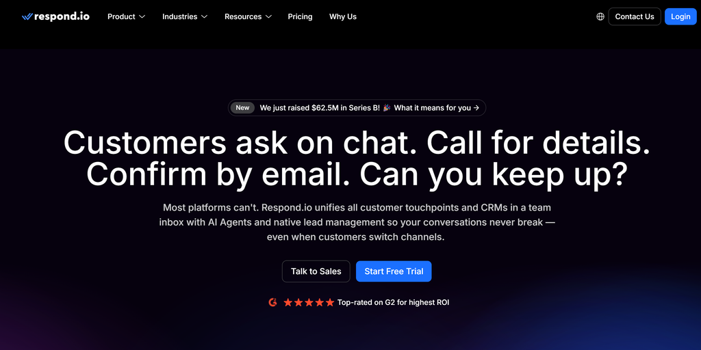 Respond.io: the omnichannel inbox for teams at scale