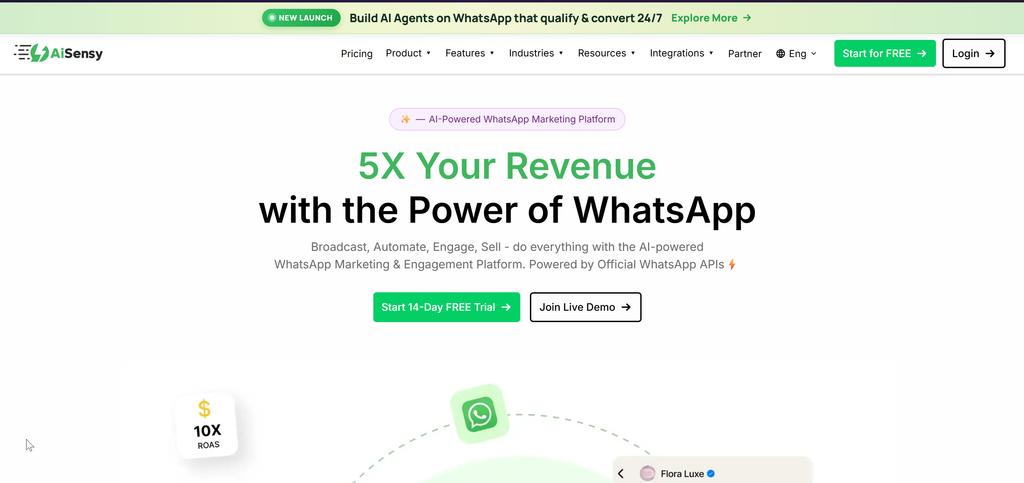 AiSensy: the broadcast cannon for campaign-led sellers