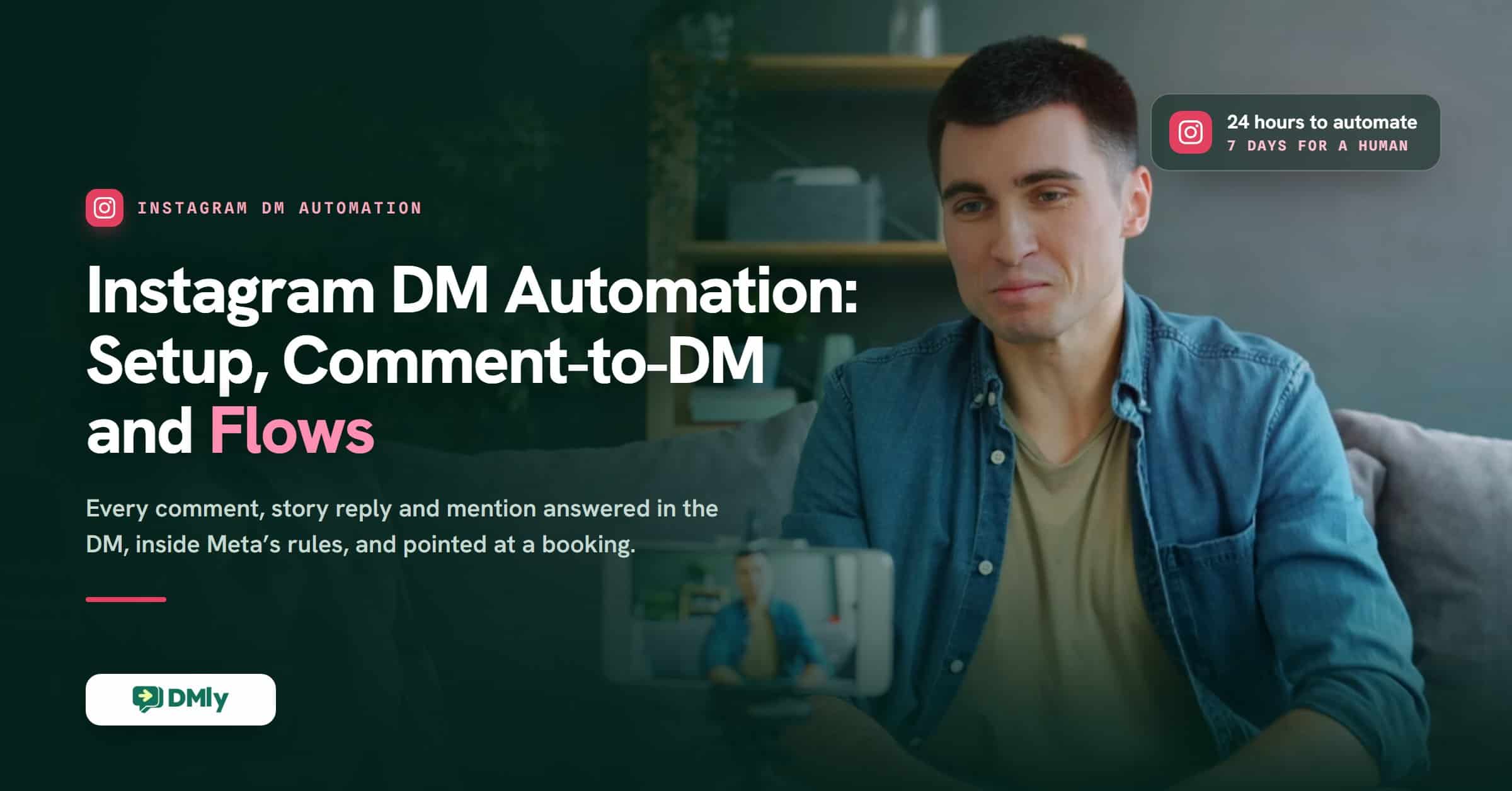 Instagram DM Automation: Setup, Comment-to-DM, and Flows (2026)